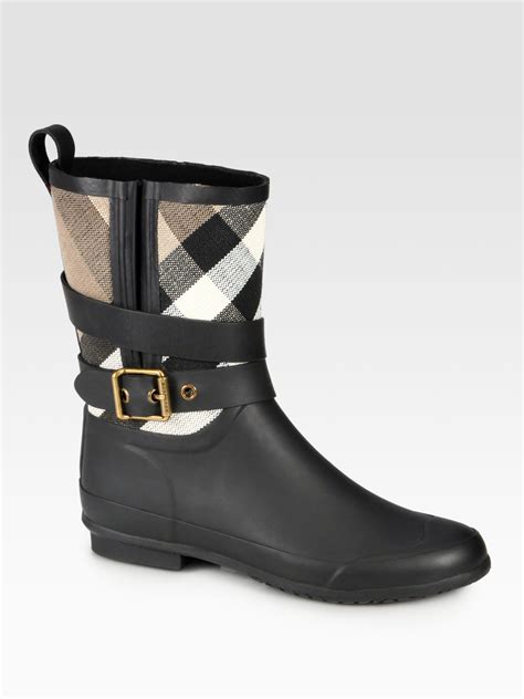 burberry short rain boots on sale|Burberry rain boots clearance.